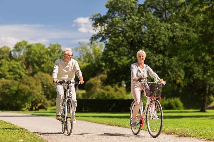 Auch Radfahren kann eine sinnvolle sportliche Ergänzung sein.