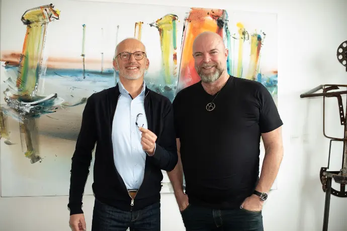 Mag. Klaus Grübl von pansatori mit dr. albert schmidbauer